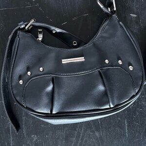 SHEIN - Black leather Y2K hobo style mini purse - Size OS
